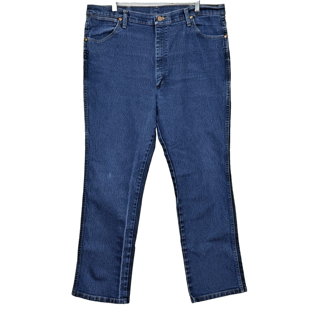 Wrangler Active Flex Cowboy Cut Jeans Mens 40x32 Medium Wash Denim 10936AFPW